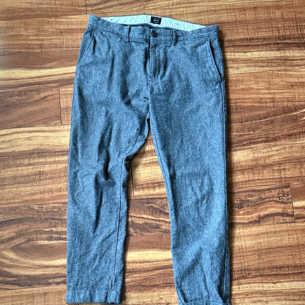 J. Crew Men's Grey Chinos